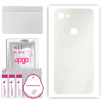 apgo MATTE Protective Skin Sticker for the back compatible with Google Pixel 3a XL, Wrap Film, Hydrogel Film, Flexible, Soft TPU with positioning laye