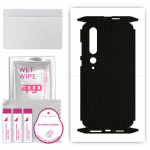 apgo Protective Skin Sticker for the back+sides compatible with Xiaomi Mi 10 Pro 5G, Full Wrap Film, Foil, Vinyl - Pattern Matrix