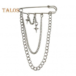 Unisex drabužiai Smeigtukai Žvaigždė ir grandinėlė Dekoras Lydinys Hip Hop Stilius Individualus Krūtinės Papuo&scaron;imas Sagė Vakarėlis Klubas Neslystantis krep&scaron;ys Kelnės Papuo&scaron;alai sidabras