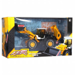 1/50 Žaislinis modelis Žaislas Imitacinis Inžinerinės technikos modelis Inžinerinis Didelis &Scaron;akinis krautuvas Metalinis Inercinis Vaikų Žaislinis automobilis 1/50-Size:21*10*7cm
