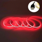 DC 5V USB COB juostelė 320Leds/M balta/ledo mėlyna/rožinė/geltona/rožinė/raudona lanksti juostelė, naktinė lempa TV foninio ap&scaron;vietimo LED juostelė 3M