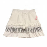 Y2k Harajuku Streetwear sijonai Moteri&scaron;ki Japoni&scaron;kos mados Kawaii Coquette nėrinių sijonai Preppy Style Mink&scaron;ta mergina 2024 m. M balta