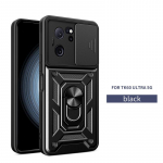 &bdquo;Xiaomi 13T Pro Case Armor Ring Stand&ldquo; telefono dėklai, skirti &bdquo;Xiomi Xiaomy Mi13T Mi 13T 13 T Pro Slide Camera&ldquo; objektyvo apsaugai galinis dangtelis For Mi 13T Pro auksas