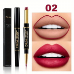 2 viename Vibrant Red lūpų pie&scaron;tukas Matinis aksominis lūpų dažų pie&scaron;tukas vandeniui atsparus ilgai i&scaron;liekantis maitinamasis lūpų dažų lūpų makiažas 2#