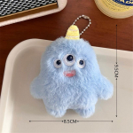 Miela Monstrų Lėlė Raktų Pakabukas Mergaitėms Animacinis Automobilio Raktų Pakabukas Kawaii Moterų Rankinės Aksesuaras Pakabukas Pliu&scaron;inė Lėlė Raktų Pakabukas