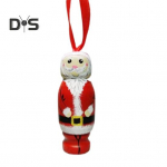 Kalėdų Kalėdų Senelio kabantis papuo&scaron;imas Kaimi&scaron;kas medinis i&scaron;tempiamas stovimas Kalėdų Senelio ornamentas Kalėdų eglutės pakabukas &scaron;ventinė dovana Xmas Santa Claus