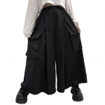 Moteri&scaron;kos krovininės kelnės Patogios, stilingos, minimalistinės, didelės ki&scaron;enės moteri&scaron;kos kelnės, skirtos laisvalaikio gatvės aprangai 5XL