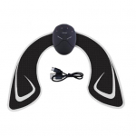 Ne&scaron;iojamas Booty Trainer 6 režimai, reguliuojamas, įkraunamas, paprastas naudoti daugiafunkcinis moteri&scaron;kas &scaron;launų užpakaliuko formavimo treniruoklis juoda