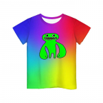 Garten Of BanBan Vaiki&scaron;ki mar&scaron;kinėliai Anime trumpomis rankovėmis Animaciniai filmukai Vaiki&scaron;ki mar&scaron;kinėliai Mergaitei berniukui Gatvės apranga Laisvalaikio drabužiai Crewneck 100 balta