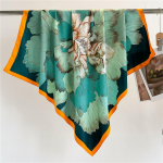 90 cm Kelioninis kremas nuo saulės Universalus didelis kvadratinis skara skara Galvos skara kaklo apsauga &Scaron;aliko puo&scaron;mena visiems sezonams 90*90cm