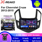 Android 12 Stereo Multimedija Automobilinis Carplay Android Auto Belaidis Chevrolet Cruze 2012-2015 FM AM WIFI radijas 1+32