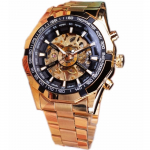 Prabangūs automatiniai analoginiai laikrodžiai Vyri&scaron;ki verslo mechaniniai laikrodžiai Atsparūs vandeniui Skeletiniai rie&scaron;iniai laikrodžiai Mėlyni Relojes Hombre mėlyna