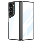 Skaidrus dėklas, skirtas Samsung Galaxy Z Fold 6 Fold6 priekinis ekranas HD grūdintos plėvelės apsauga, smūgiams atsparus prabangus dangtelis, apsaugantis nuo įbrėžimų For Samsung Z Fold 6