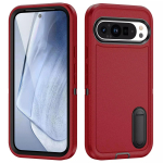 Sunkaus &scaron;arvinio tvirto silikono dėklas, skirtas &bdquo;Google Pixel 9 /9 Pro&ldquo; / 9 Pro XL Sunkios apkrovos tvirta apsauga su smūgiams atspariu dangteliu Google Pixel 9 Pro juoda