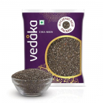 Vedaka Premium Raw Chia sėklos | Kalcio ir baltymų turtingos sėklos | 200g 200gm