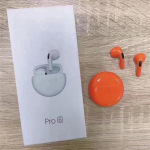 Pro6 belaidės Bluetooth ausinės i12 TWS Macaron: Triuk&scaron;mo mažinimas, Mini dizainas pro6 oranžinė