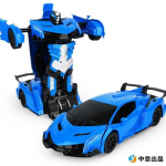 2-in-1 RC Automobilis Vaikams Transformuojami Robotai 1:18 Imitacinis Transporto Priemonės Nuotolinio Valdymo Žaislas Vaikams Dovana Stilius B Mėlynas 1:18