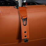 Automobilio laikymo spaustukai Galinės sėdynės PU odiniai kabliukai Laikiklis Automobilio tvirtinimo pakabos Automobilio salono priedai smėlis