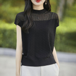 Moteri&scaron;ka ka&scaron;myro liemenė Qinghe ka&scaron;myras 50% vilna 50% &scaron;ilkas Moteri&scaron;ka rudeninė ir žieminė ka&scaron;myro liemenė mink&scaron;ta ir &scaron;ilta XL juoda