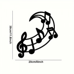 Metalinis ženklas ant sienos, skirtas muzikos instrumentams, idealiai tinka miegamajam ir muzikos kambariui, puikios &scaron;ventinės dovanos &scaron;viesiai pilka spalva