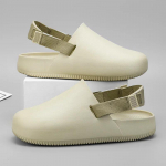 Vasarinės vyri&scaron;kos platforminės &scaron;lepetės, kasdieniai lauko sandalai, EVA &scaron;lepetės, &scaron;lepetės per pir&scaron;tą, paplūdimio sandalai, sodo batai, patogios &scaron;lepetės vyrams 40 juoda