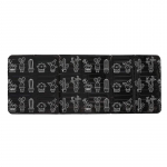 Apsaugos nuo purslų krosnelės alyvos pertvaros plok&scaron;tės, aliuminio virtuvės viryklės skydas, kepimo aliejus, apsauga nuo purslų ekrano dangtelis juoda