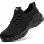 Madingi plieniniai apsauginiai batai vyrams, kvėpuojantys darbo sportbačiai, oro pagalvės darbo apsauginiai batai, nepraduriami pramoniniai darbo batai vyrams 35