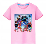Žaidimas Astro Bot marginti mar&scaron;kinėliai vaiki&scaron;kam berniukui 10 metų 100% medvilnės anime Trumpi y2k vienetiniai Kawaii Tops Animaciniai mar&scaron;kinėliai mergaičių drabužiai 130