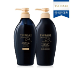 Tsubaki Premium EX Intensive Repair Shampoo 450ml + Conditioner Treatment 450ml set, 1 piece black