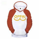 Saitama OPPAI megztiniai 3D Anime Print Hoodie Vyri&scaron;kas/moteri&scaron;kas mados ilgomis rankovėmis megztinis vaiki&scaron;ki gobtuvai Harajuku Streetwear Vyri&scaron;kas paltas L
