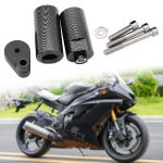 Rėmo slankiklis Avarijos apsauga Yamaha Yzf R6 2008-2014 Profesionalus Black