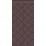 Žieminės vėjui atsparios &scaron;iltos medvilnės durų užuolaidos sutir&scaron;tintos buitinės oro kondicionavimo &scaron;ilumos izoliacijos vėją blokuojančios magnetinės nuo &scaron;alčio pertvaros užuolaidos 90*195cm kava