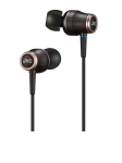 JVC Kenwood JVC WOOD serijos ausinės į ausį, suderinamos su auk&scaron;tos rai&scaron;kos garso &scaron;altiniu HA-FW03 CLASS-S HA-FW03 juoda