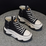 Rudens Moterų Nauji Platforminiai Sportbačiai batai moterims Pavasario Natūralios Odos batai moteriai Sportbačiai Laikantys &Scaron;ilumą Batai Žieminiai Aulinukai botas 38 juoda