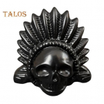 Actekų mirties &scaron;vilpukas Garsus žmogaus garsas rėkiantis mirties &scaron;vilpukas iki 125+ decibelų kaukolės &scaron;vilpukas Helovino kostiumų dovana A