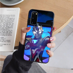 AD91 Ultraman Juodas dėklas iPhone 16 15 Plus 14 13 12 11 Pro 8 7 6S SE 5S X XR XS Max Realme C30 C33 C31 9I Huawei Y8P Y9 Mink&scaron;tas vir&scaron;elis iPhone SE 2020 gagatas