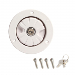 78 mm vandens įleidimo angos užpildas Tvirtas užpildymo liukas, skirtas RV priekabai valčiai nameliui juoda