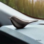 Automobilių oro gaiviklis Lucky Bird aromaterapinis difuzorius lydinio magnetinis dangtelis automobilių salono kvapas oro valymo priedai