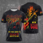 Vasariniai vyri&scaron;ki drabužiai Roko juostos mar&scaron;kinėliai AC/DC 3D spaudiniai Vaiki&scaron;ki mar&scaron;kinėliai trumpomis rankovėmis Hiphopo mados apvali kaklo laisvalaikio mar&scaron;kiniai vir&scaron;ūnės XL