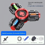 Pir&scaron;tų galiukų giroskopiniai žaislai Metalinis i&scaron;manusis fidget spinneris Vyrams Suaugusiems Vaikams Stalo streso mažinimo Gimtadienio dovana MECHANINIAI &Scaron;ARVAI raudona