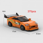 2024 m. &bdquo;Hot MOC Speed ​​City Car Champion Racer&ldquo; klasikinio superautomobilio konstrukciniai blokeliai, plytų lenktynių supertechnikos kūrybinis garažo &bdquo;pasidaryk pats&ldquo; rinkinys