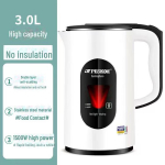 Pusrutulio 3,0 l elektrinis virdulys: Greitas virimas, &scaron;ilumos i&scaron;saugojimas, didelė talpa, automatinis i&scaron;jungimas, apsauga nuo nuplikimo, puikiai tinka bendrabučiams. 6-59 Units