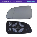 Kairiojo &scaron;oninio veidrodžio stiklas su &scaron;ildymu Opel Astra H 2004-2009 Oem 6428786 13141985