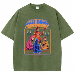 Klubinės muzikos spauda Moteri&scaron;ki plauti mar&scaron;kinėliai Madingi mar&scaron;kinėliai Gatvės mada Sendinti Trumpomis rankovėmis Kvėpuojantys Mink&scaron;ti mar&scaron;kinėliai S