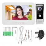 7 colių HD vaizdo durų telefonas, durų skambutis, domofonas, kamera, monitorius, namų apsaugos sistema