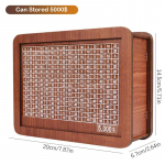 Pinigų dėžutė su stalvir&scaron;iu Medinė skaitiklis Piggy Bank Taupymas vaikams Suaugusiesiems Pinigų dėžutė Sutaupykite pinigų Kasos stalčius Tvarkydami amatus Pradžia