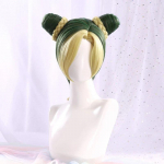 Jolyne Cujoh Kujo Cosplay Perukas Stone Ocean Jojo Cosplay Auk&scaron;tos Kokybės Tamsiai Mėlynas Žalias Kar&scaron;čiui Atsparūs Sintetiniai Plaukai Perukai + Peruko Kepuraitė One Size