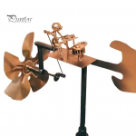 Rankų darbo metalinis būgnininkas vėjo malūnas perkusininkas figūrėlė statula vėjo varomas kinetinis būgnininko skulptūra vėjo suktukas kiemui vejai sodui terasai A