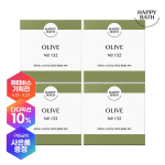 [Face Soap] Happy Bath Original Collection Olive Soap *4 packs beige