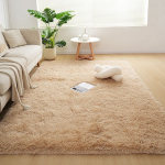 Pliu&scaron;inis kilimas miegamajam Stačiakampis Mielas Ilgaplaukis Pūkuotas Grindų kilimėlis Svetainei Kilimas su plauku Mink&scaron;tus Patogus Vonios kilimėlis 160x230cm kupranugaris